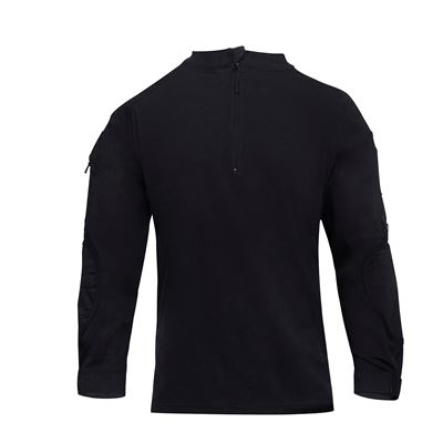 Chemise tactique avec fermeture éclair AIRSOFT COMBAT NOIRE ROTHCO 10216 3