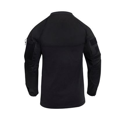 Chemise tactique avec fermeture éclair AIRSOFT COMBAT NOIRE ROTHCO 10216 4