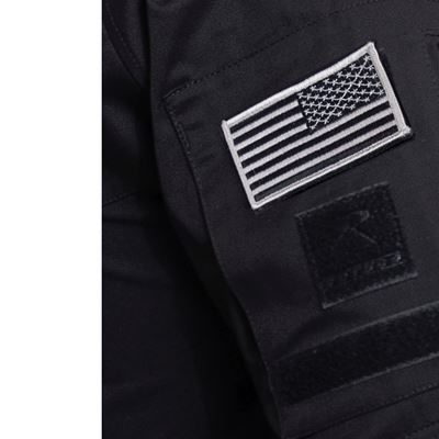 Chemise tactique avec fermeture éclair AIRSOFT COMBAT NOIRE ROTHCO 10216 7