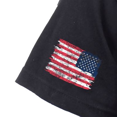 T-shirt motif USA crâne barbuche NOIR ROTHCO 10812 4