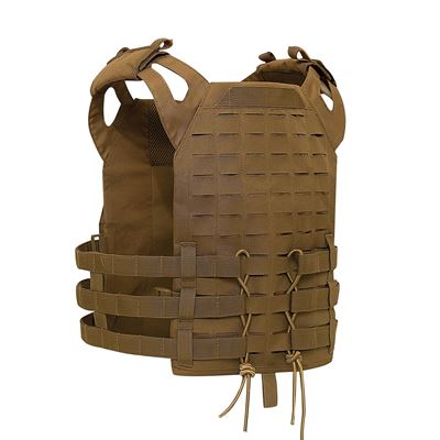 Gilet LASER CUT MOLLE porte-plaques léger COYOTE BROWN ROTHCO 1528 2