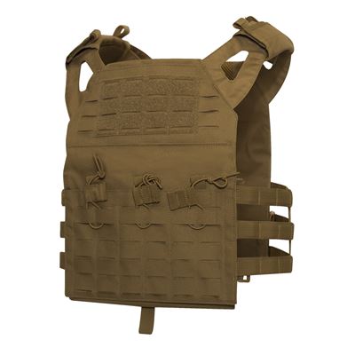 Gilet LASER CUT MOLLE porte-plaques léger COYOTE BROWN ROTHCO 1528 4
