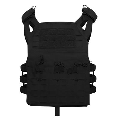 Gilet LASER CUT MOLLE porte-plaques léger NOIR ROTHCO 1529 3