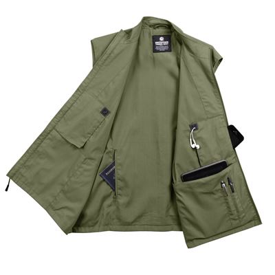 Gilet TRAVEL avec poches cachées VERT ROTHCO 2721 2