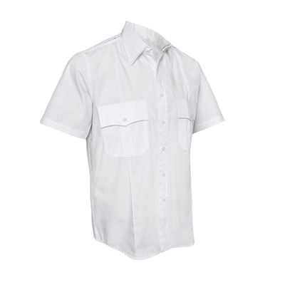 Chemise POLICIE ET SÉCURITÉ à manches courtes BLANCHE