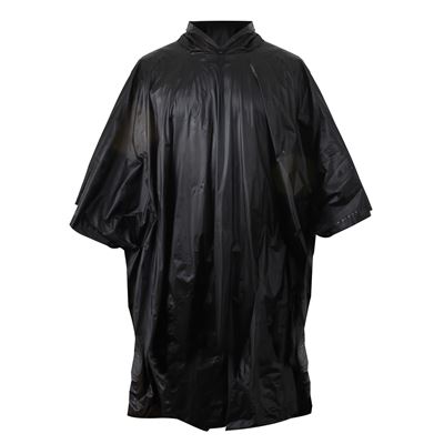 Poncho US rip-stop 140 x 225 cm NOIR ROTHCO 4958 2