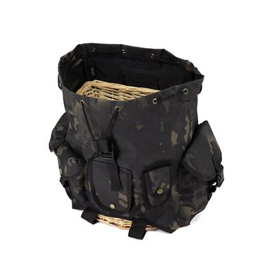 Sac à dos NŮŠE pour champignons avec doublure en osier BTP BLACK Military Goods RD25Z 2
