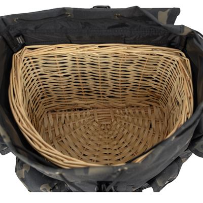 Sac à dos NŮŠE pour champignons avec doublure en osier BTP BLACK Military Goods RD25Z 5