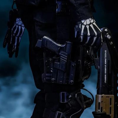 Gants tactiques REAPER GHOST BLACK TACLAB TTRP-BLK 2