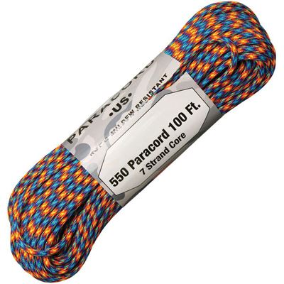 Cordon PARACORD nylon 550LB ø 4 mm / 30 m OHEŇ A LED