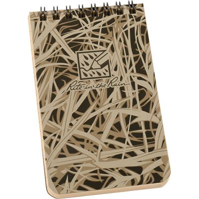 Bloc waterproof TOP-SPIRAL 3x5" petit cahier GRASS