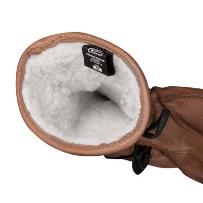 Gants RANGER d'hiver en cuir MARRON Helikon-Tex® RK-RGW-LE-30 3