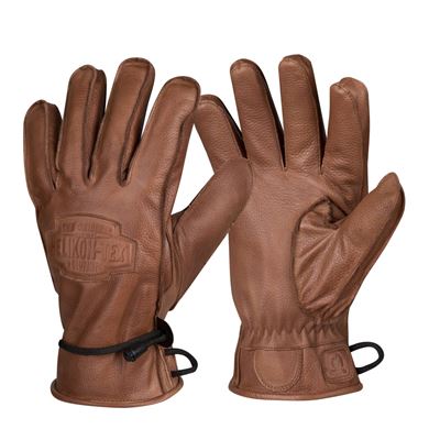 Gants RANGER d'hiver en cuir MARRON