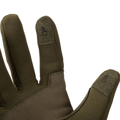 Gants TRACKER OUTBACK en cuir synthétique OLIVE GREEN Helikon-Tex® RK-TCO-RP-02 3
