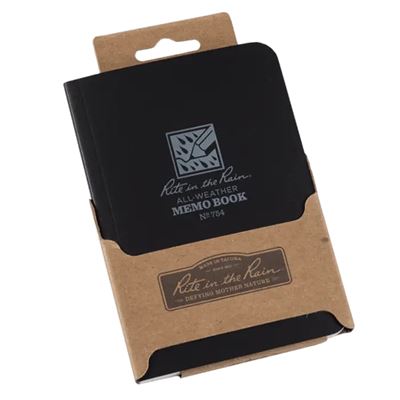 Bloc-notes imperméable RITE IN THE RAIN Memo Book NOIR RITE IN THE RAIN RR-754 3