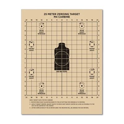 Cible imperméable M16A2/M16A4 à tirer à 25 mètres RITE IN THE RAIN RR-9125 3