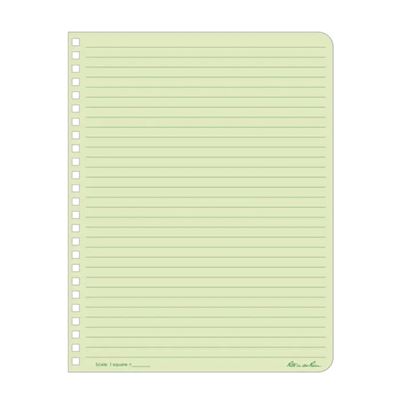 Bloc spiralé résistant à l'eau Universal LARGE 6 5/8"x 8 1/2" VERT RITE IN THE RAIN RR-973-LG 4