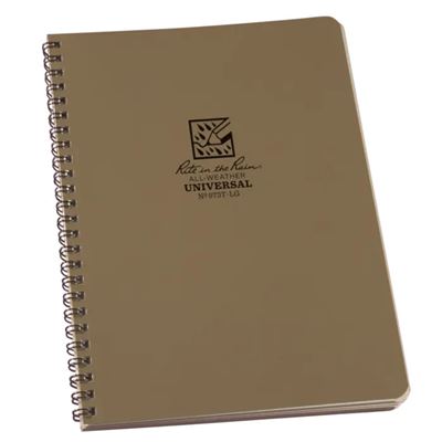 Bloc spiralé résistant à l'eau Universal LARGE 6 5/8"x 8 1/2" DESERT