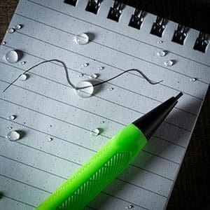 Crayon/feutre WORK READY ø 1,3 mm VERT RÉFLÉCHISSANT RITE IN THE RAIN RR-HV15 3