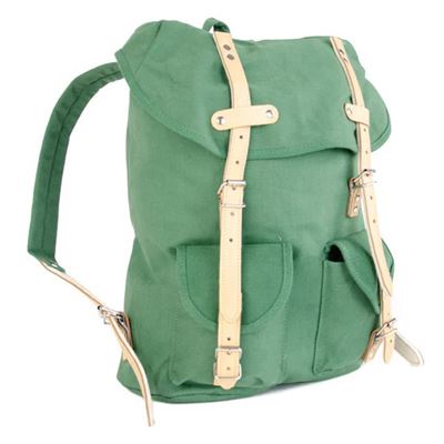 Sac à dos HIKING 15 l avec éléments en cuir VERT ESSL - original RU131-OL 5