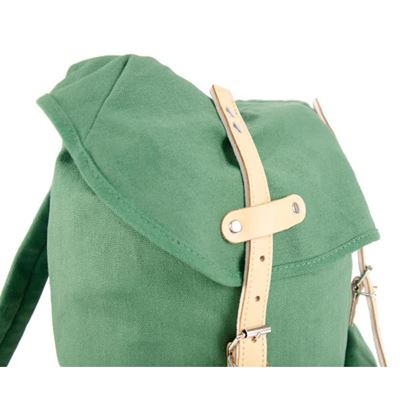Sac à dos HIKING 15 l avec éléments en cuir VERT ESSL - original RU131-OL 4