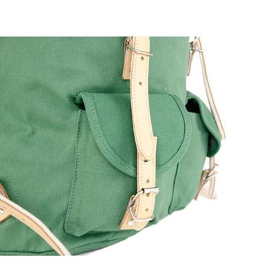 Sac à dos HIKING 15 l avec éléments en cuir VERT ESSL - original RU131-OL 3