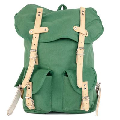Sac à dos HIKING 15 l avec éléments en cuir VERT ESSL - original RU131-OL 2