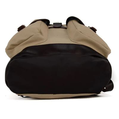 Sac à dos TRUCKSACK 14 l avec éléments en cuir KHAKI/MARRON FONCÉ cuir ESSL - original RU135-SA-D 4