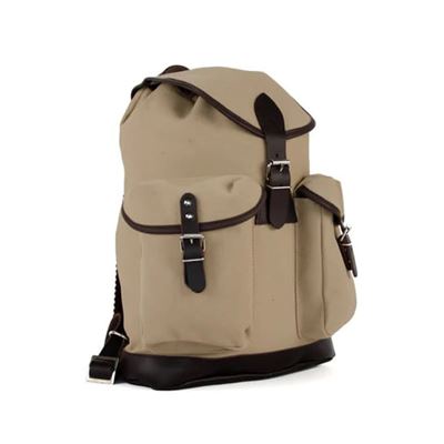 Sac à dos TRUCKSACK 14 l avec éléments en cuir KHAKI/MARRON FONCÉ cuir ESSL - original RU135-SA-D 3