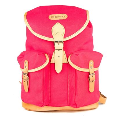 Sac à dos TRUCKSACK 14 l avec éléments en cuir ROSE
