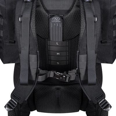 Sac à dos FORCES ELITE 66 litres NOIR HIGHLANDER RUC299-BK 9