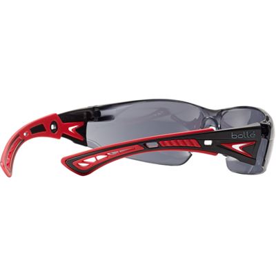 Lunettes de protection RUSH+ verres fumés ROUGES BOLLE® RUSHPPSF 2