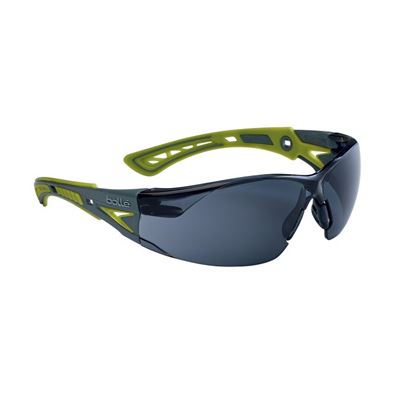 Lunettes de protection RUSH+ SMALL VERT verres fumés