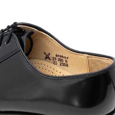 Chaussures de ville HS garde du château ferrées NOIRES brillantes Armée tchèque S11001 3