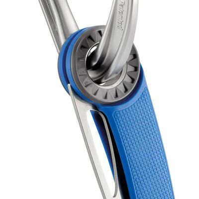 Couteau pliant SPATHA pour grimpeurs BLEU PETZL S92AB 2