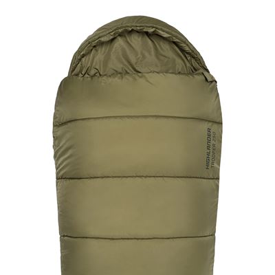 Sac de couchage léger d'été TROOPER 250 RANGER GREEN HIGHLANDER SB252-RG 3