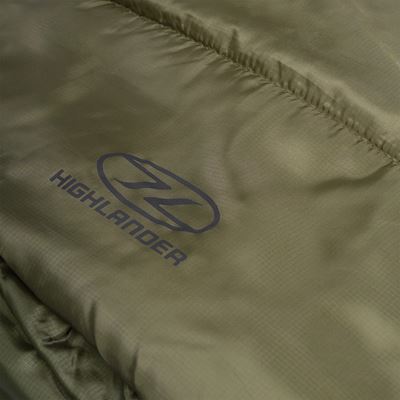 Sac de couchage momie trois saisons DEFENDER 350 VERT HIGHLANDER SB266-RG 4