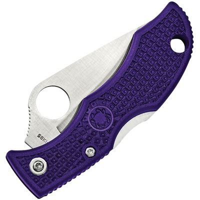 Couteau pliant LADYBUG® lame lisse VIOLET Spyderco SCLPRP3 2
