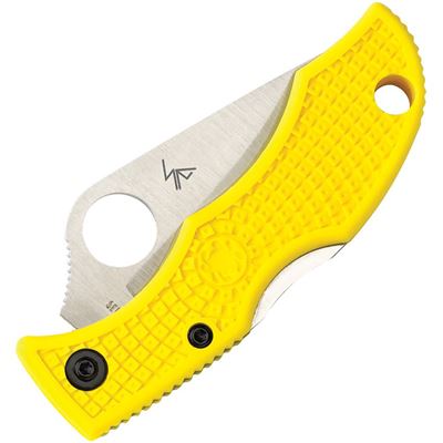 Couteau pliant LADYBUG® lame lisse JAUNE Spyderco SCLYLP3 2