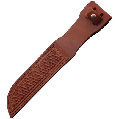 Étui pour couteau à lame fixe 7,5" en cuir MARRON