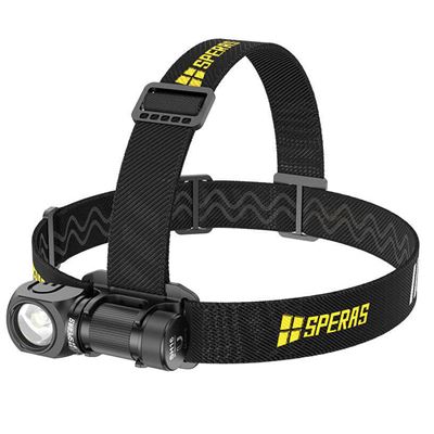 Lampe frontale SH16 rechargeable, rectangulaire, multifonctionnelle, 1650 lumens, 355 mètres SPERAS SH16-SP 9