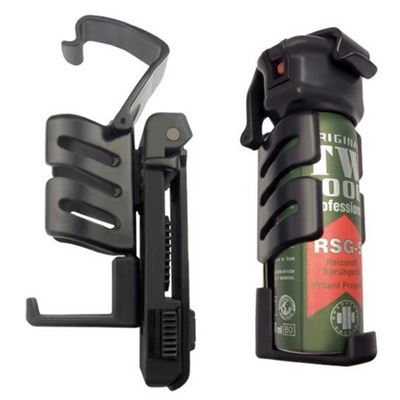 Étui pour spray de défense 50 et 63 ml rotatif MOLLE NOIR