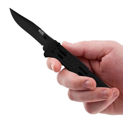 Couteau pliant SLIMJIM Clip Point NOIR SOG SJ32-CP 10