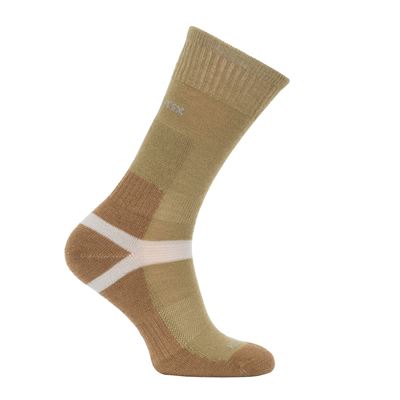 Chaussettes MERINO VERT/MARRON Helikon-Tex® SK-MSC-MW-0211A 4