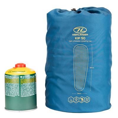Matelas autogonflant antidérapant KIP MAT 50 mm BLEU HIGHLANDER SM131-DB 5
