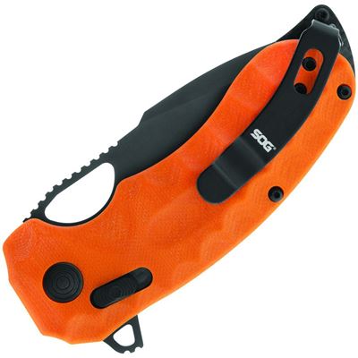 Couteau pliant KIKU LTE XR lame lisse ORANGE SOG 12-27-03-57 4