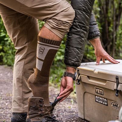 Chaussettes MOUNTAIN COYOTE BROWN EBERLESTOCK SOMC 4