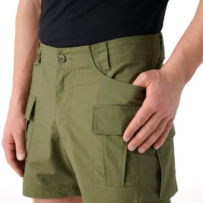 Short CARGO rip-stop stretch OLIVE GREEN Helikon-Tex® SP-CRO-SP-02 8