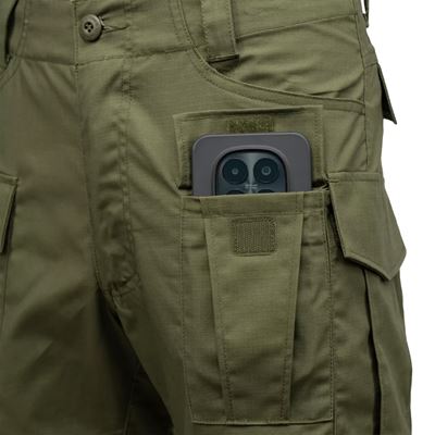Short CARGO rip-stop stretch OLIVE GREEN Helikon-Tex® SP-CRO-SP-02 7
