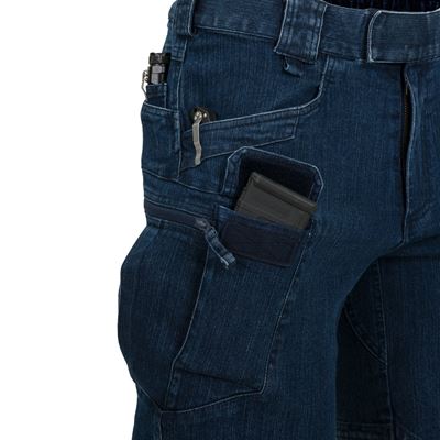 Short UTS URBAN TACTICAL 11" rip-stop en denim bleu Helikon-Tex® SP-UTK-DS-97 10